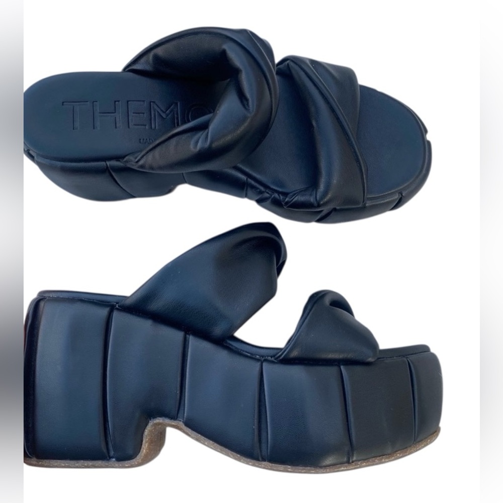Themoire NWT platform heel sandals - Picture 8 of 12